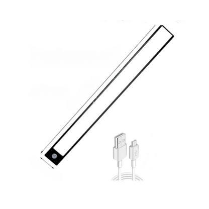 Rechargeable Motion Sensor LED Cabinet Light USB Wireless Under Cabinet Light for Kitchen Closet Wardrobe