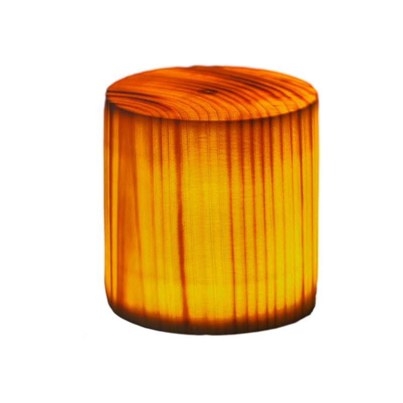 Rechargeable Wooden LED Table Lamp Touch Control Bedside Desk Lighting