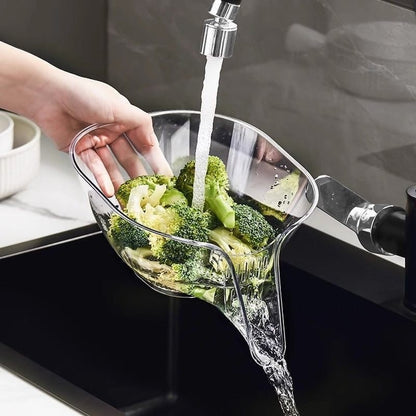 Removable Kitchen Sink Drainer Basket with Detachable Insert for Washing and Drying