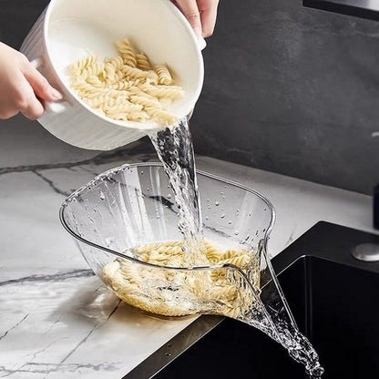 Removable Kitchen Sink Drainer Basket with Detachable Insert for Washing and Drying