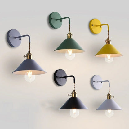 Retro Wall Light Adjustable Arm E27 Wall Sconce Vintage Indoor Lighting Fixture