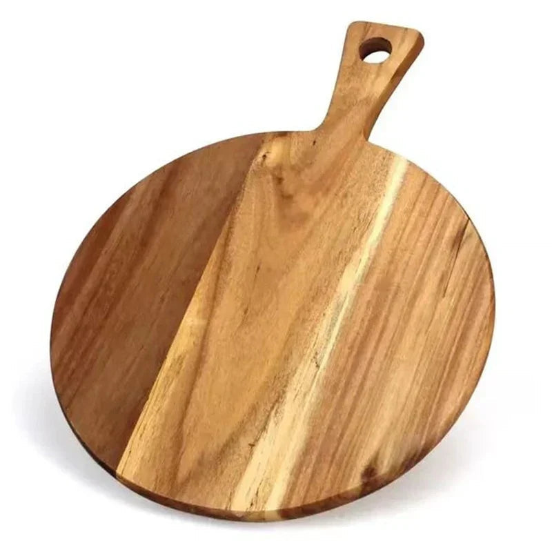 Robust Cutting and Serving Board with Handle Wooden Kitchen Chopping Board
