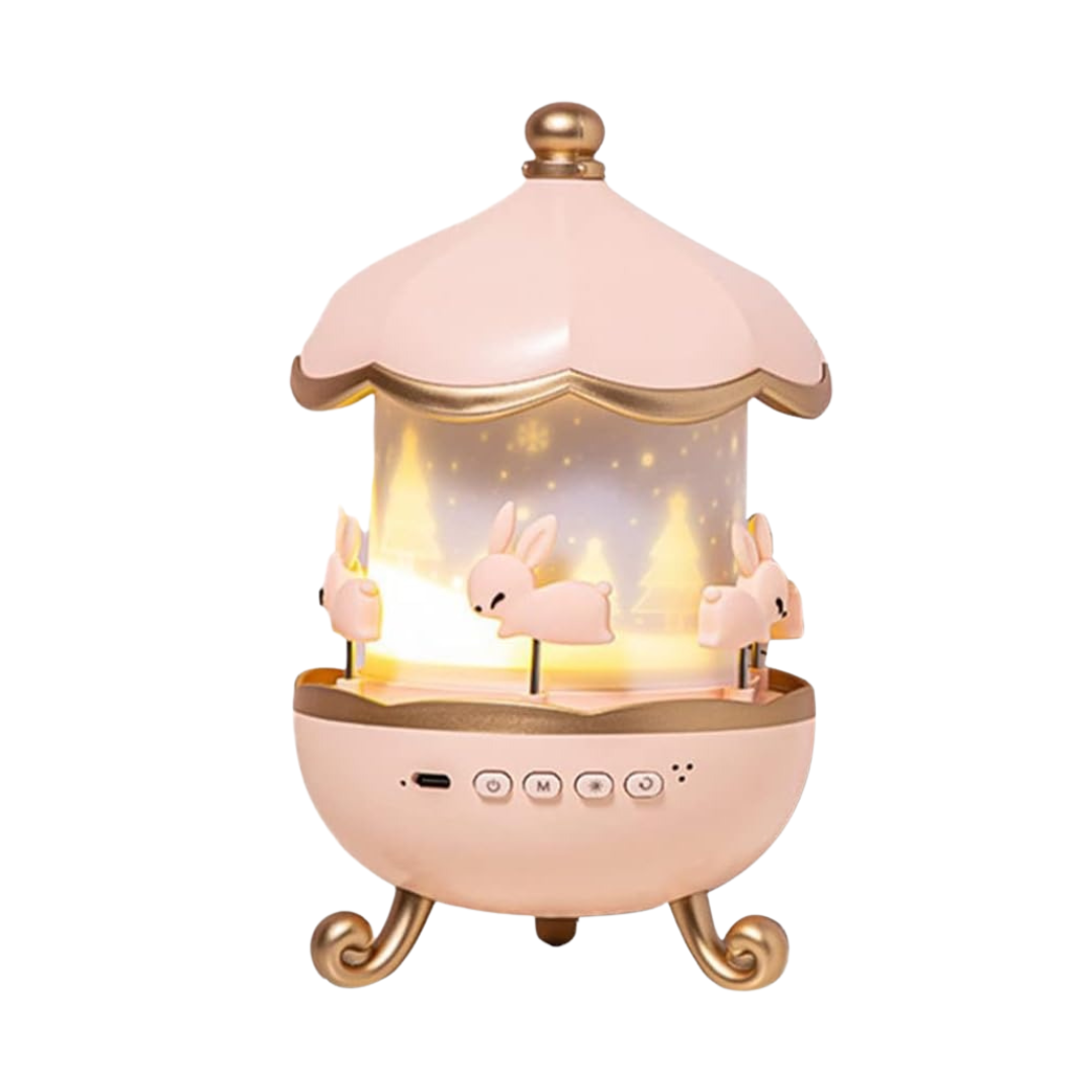 Rotating Star Projector Night Light with Bluetooth Speaker Remote Control Dream Sky Lamp