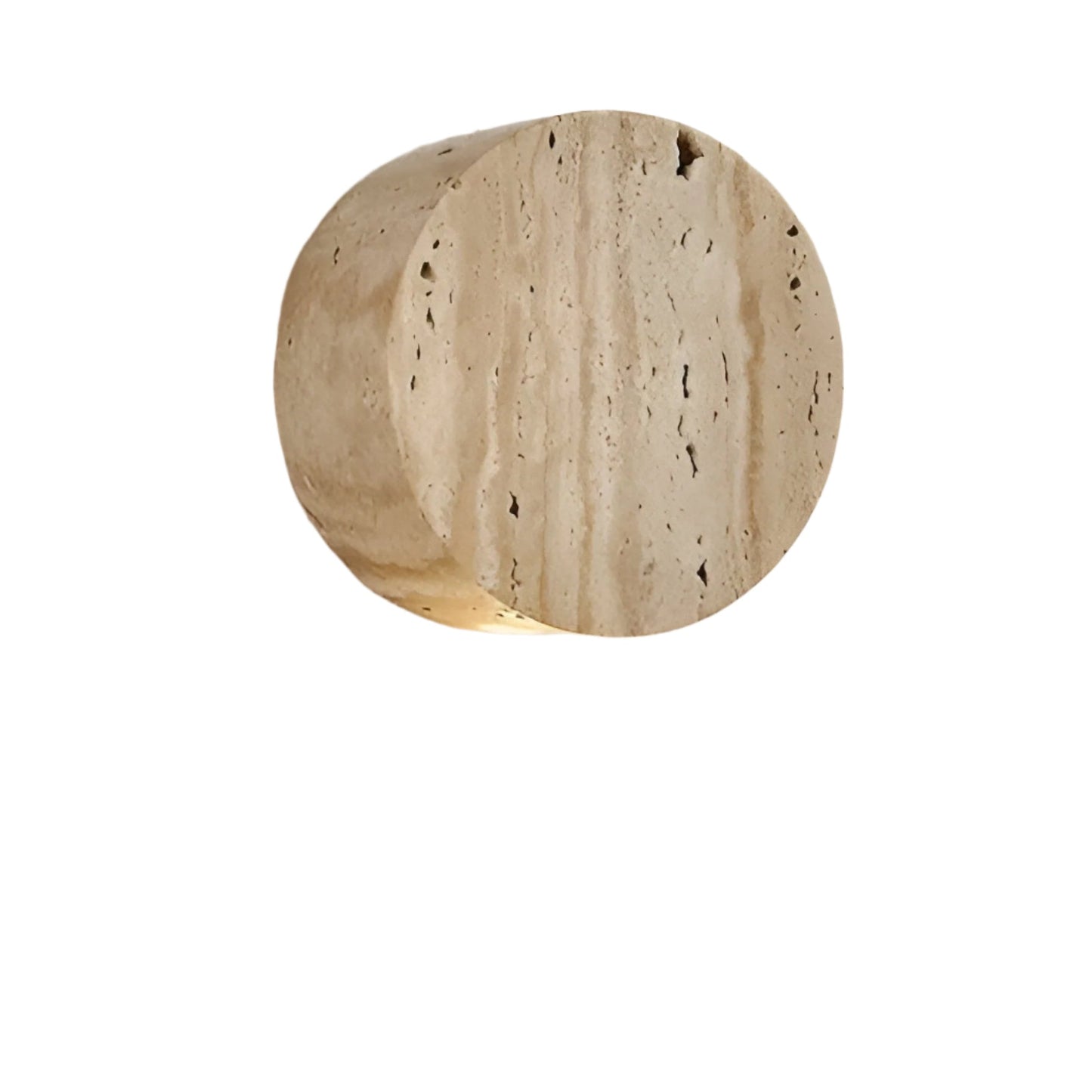 Round Wood LED Wall Light Modern Ambient Wall Sconce Decorative Indoor Lighting