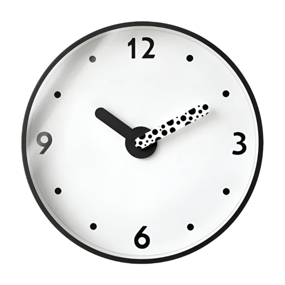 Silent LED Wall Clock Sound Activated Display Modern Design