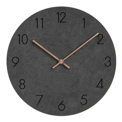 Silent Nordic Wall Clock Minimalist Design – Modern Scandinavian Wall Clock for Living Room, Bedroom & Office