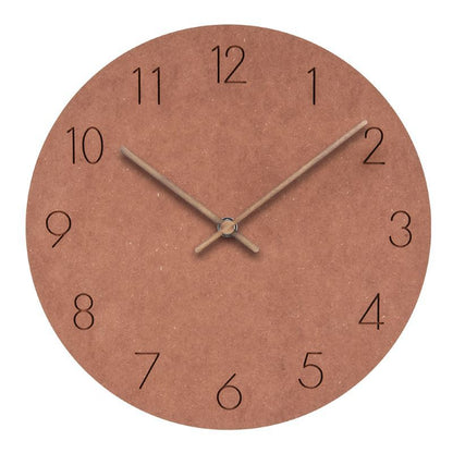 Silent Nordic Wall Clock Minimalist Design – Modern Scandinavian Wall Clock for Living Room, Bedroom & Office