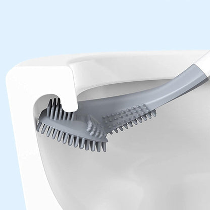 Silicone Toilet Brush Holder Golf Style Deep Clean Bathroom Hygiene