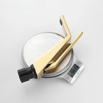 Single Handle Bathroom Sink Faucet Modern Curved Basin Mixer Tap