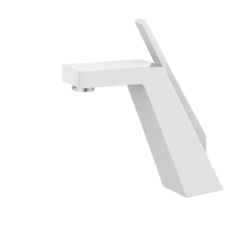 Single Handle Bathroom Sink Faucet Modern Curved Basin Mixer Tap