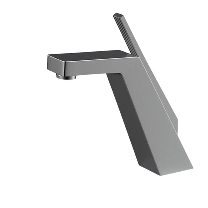 Single Handle Bathroom Sink Faucet Modern Curved Basin Mixer Tap