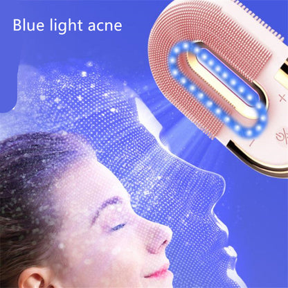 Skin Rejuvenating Facial Cleanser – Deep Cleansing Device with Red Light Therapy and EMS Microcurrent
