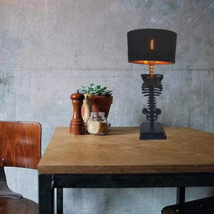 Skull Table Lamp Skeleton Decorative Desk Lamp Gothic Night Light Home Decor