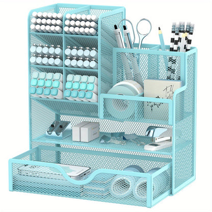 Smart Desk Organizer Rack Multifunctional Storage for Office Supplies