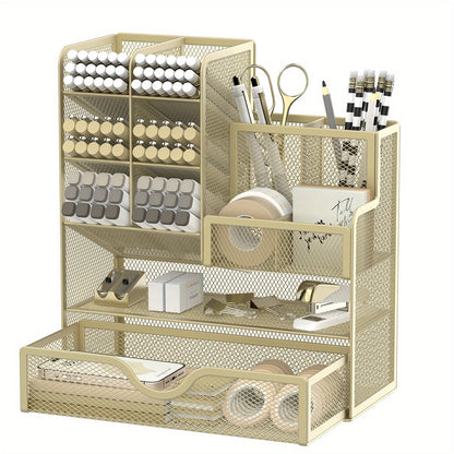 Smart Desk Organizer Rack Multifunctional Storage for Office Supplies
