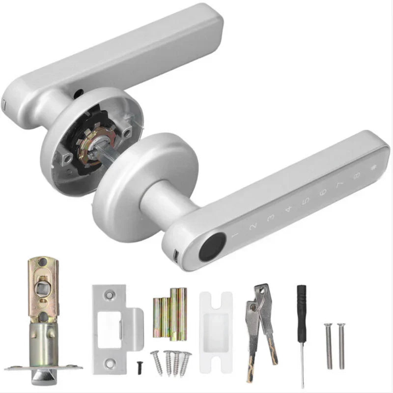 Smart Fingerprint Door Knob Keyless Entry Lock Touchscreen Security