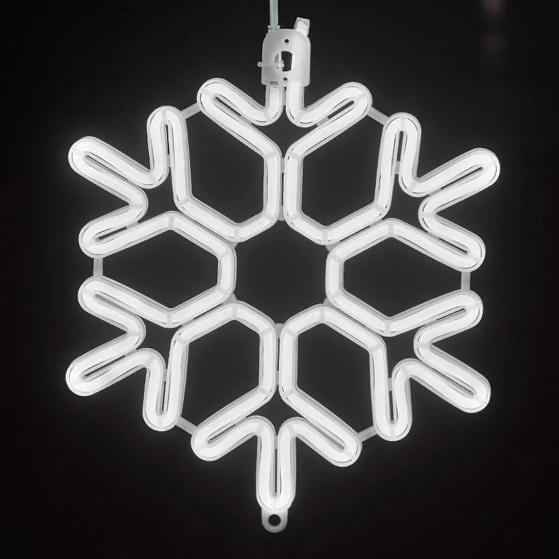 Snowflake LED String Lights Soft Glow Decorative Lights for Indoor and Outdoor Decor