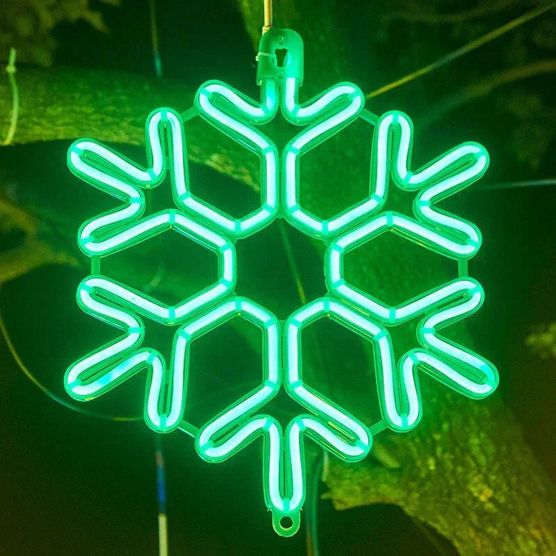 Snowflake LED String Lights Soft Glow Decorative Lights for Indoor and Outdoor Decor
