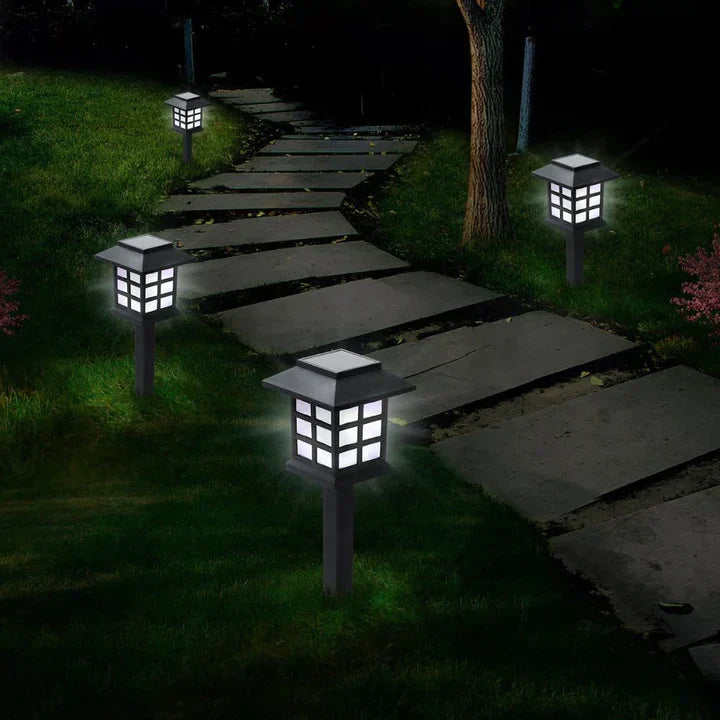 Solar Garden Lights Outdoor Waterproof Energy Efficient Pathway Lighting