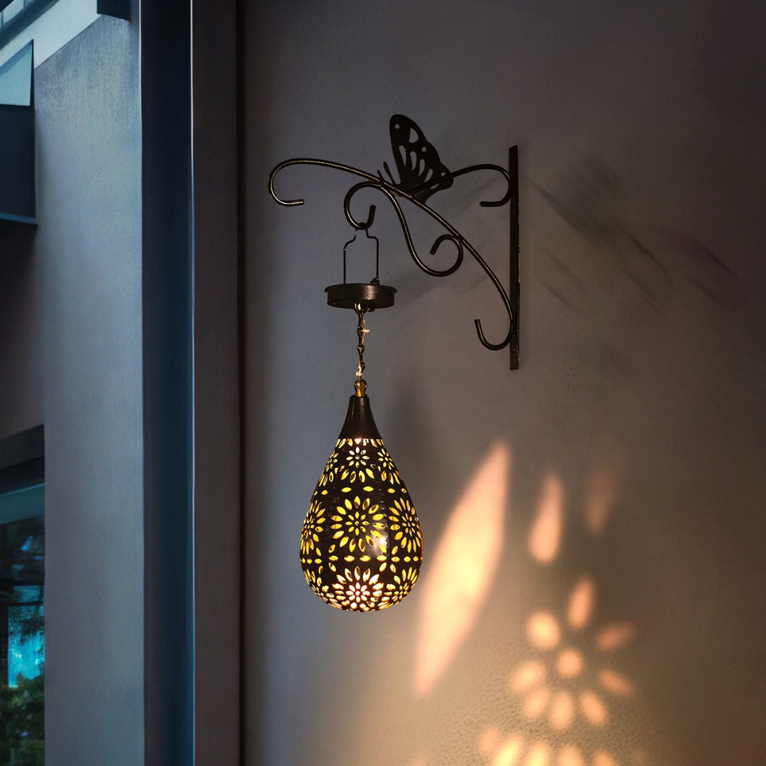 Solar Hanging LED Garden Lights Waterproof Outdoor Solar Pendant Lights