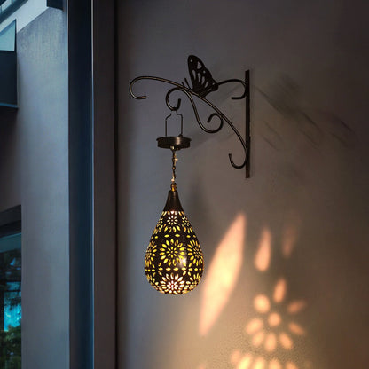 Solar Hanging LED Garden Lights Waterproof Outdoor Solar Pendant Lights