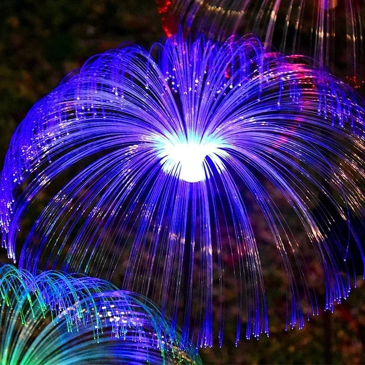 Solar LED Firework String Lights Waterproof Garden Decorative Lights for Patio Pathway Outdoor Decor