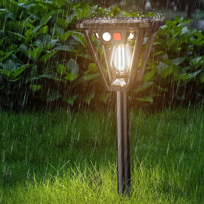 Solar Motion Sensor Garden Light Waterproof Outdoor Pathway Lamp