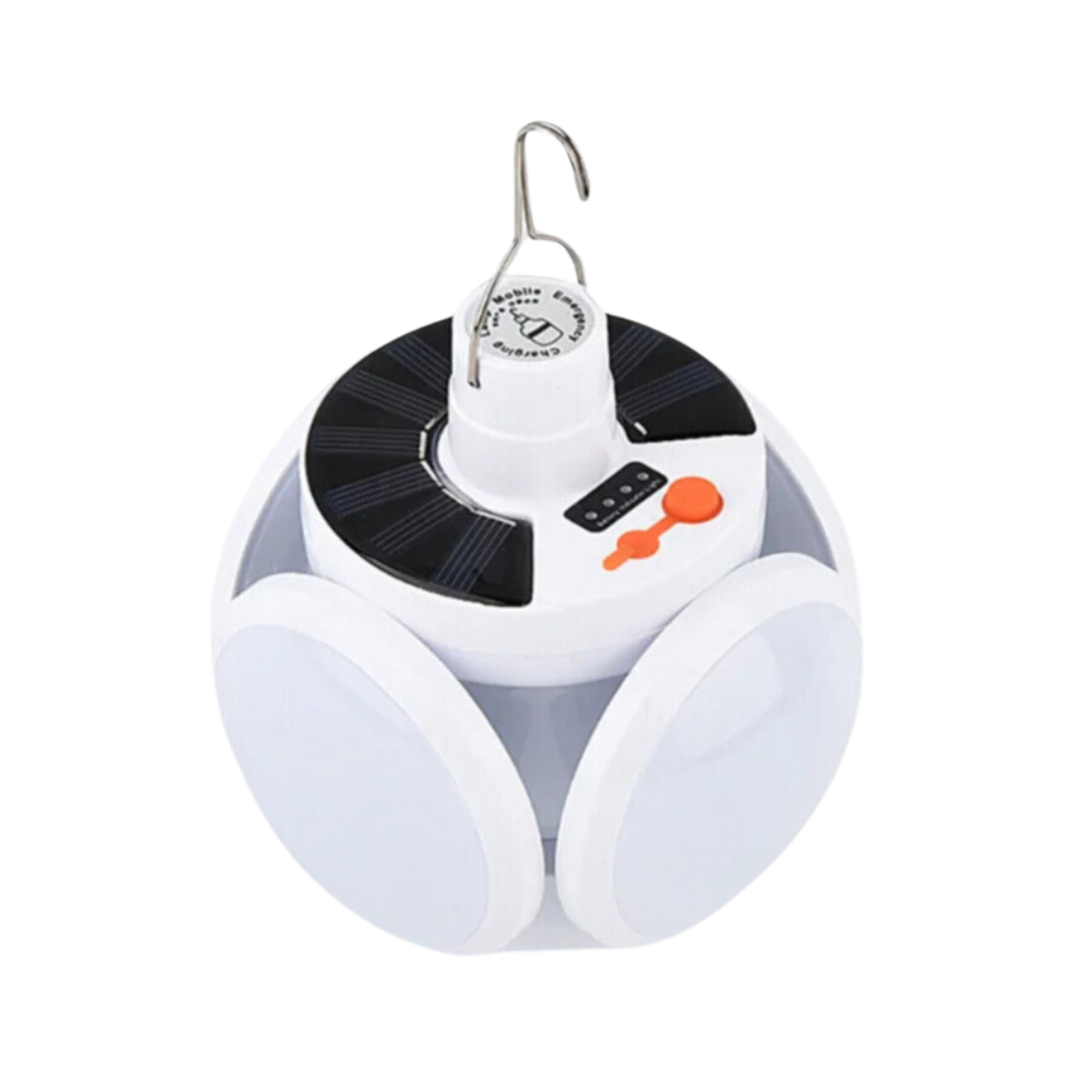 Solar Outdoor Camping Lantern USB Rechargeable Waterproof LED Emergency Light