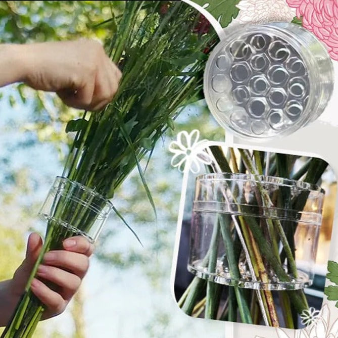Spiral Stem Holder Vase Flower Arrangement Support Tool Decorative Display