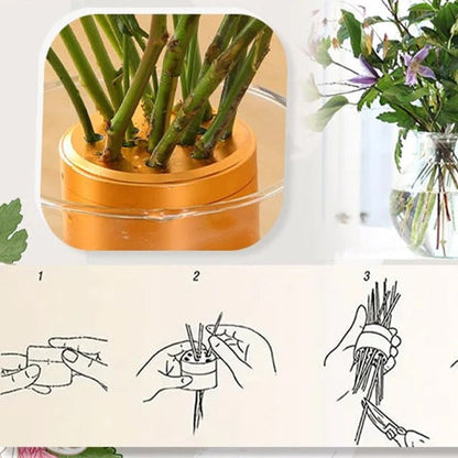 Spiral Stem Holder Vase Flower Arrangement Support Tool Decorative Display