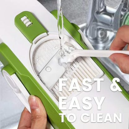 Stainless Steel Vegetable Slicer with 41 Cutting Options Adjustable Kitchen Tool