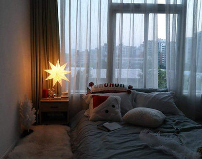 StellarGlow Radiant LED Star Table Lamp for Ambient Home Lighting
