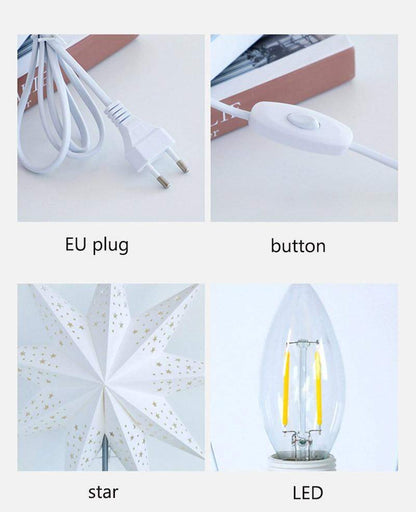 StellarGlow Radiant LED Star Table Lamp for Ambient Home Lighting