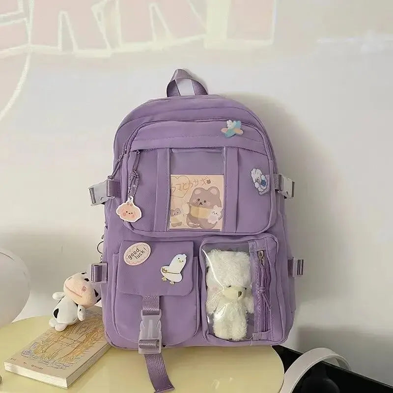 Stylish School Backpack Student Laptop Backpack 15 Inch Lightweight