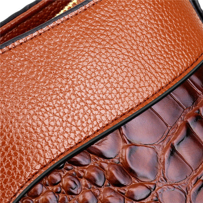 Stylish Shoulder Handbag with Round Handle Design Elegant Women Fashion Bag
