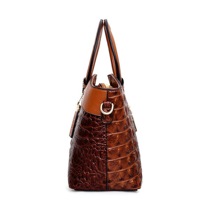 Stylish Shoulder Handbag with Round Handle Design Elegant Women Fashion Bag