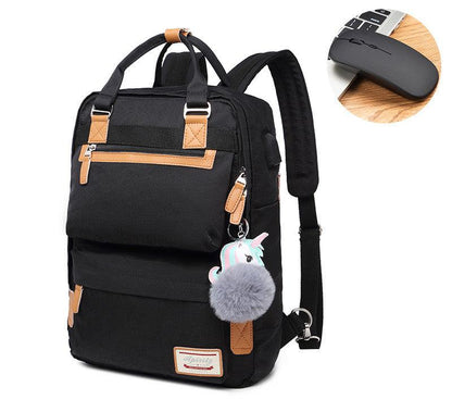 Stylish Waterproof Women’s Backpack with 15.6 Inch Laptop Compartment