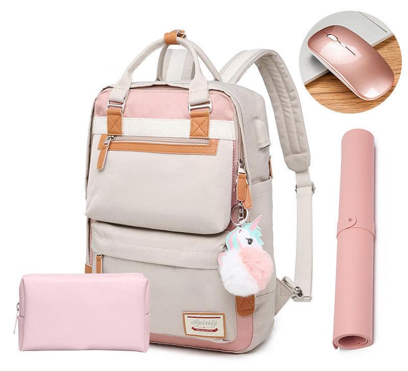 Stylish Waterproof Women’s Backpack with 15.6 Inch Laptop Compartment