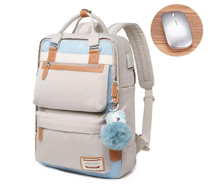 Stylish Waterproof Women’s Backpack with 15.6 Inch Laptop Compartment