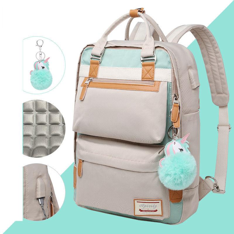 Stylish Waterproof Women’s Backpack with 15.6 Inch Laptop Compartment