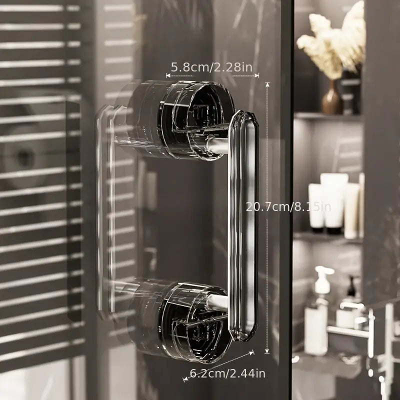 Suction Cup Door Handle Strong Grip Removable Handle for Doors Cabinets