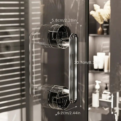 Suction Cup Door Handle Strong Grip Removable Handle for Doors Cabinets