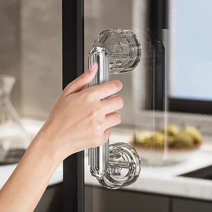 Suction Cup Door Handle Strong Grip Removable Handle for Doors Cabinets