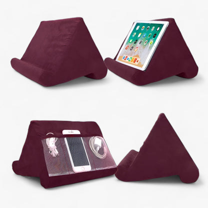 Tablet Pillow Stand Phone and Tablet Holder Cushion Stand for Hands Free Viewing