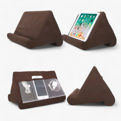 Tablet Pillow Stand Phone and Tablet Holder Cushion Stand for Hands Free Viewing
