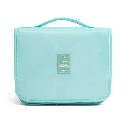 Transparent Hanging Toiletry Bag Travel Makeup Organizer Cosmetic Storage Bag with Hook Waterproof Portable