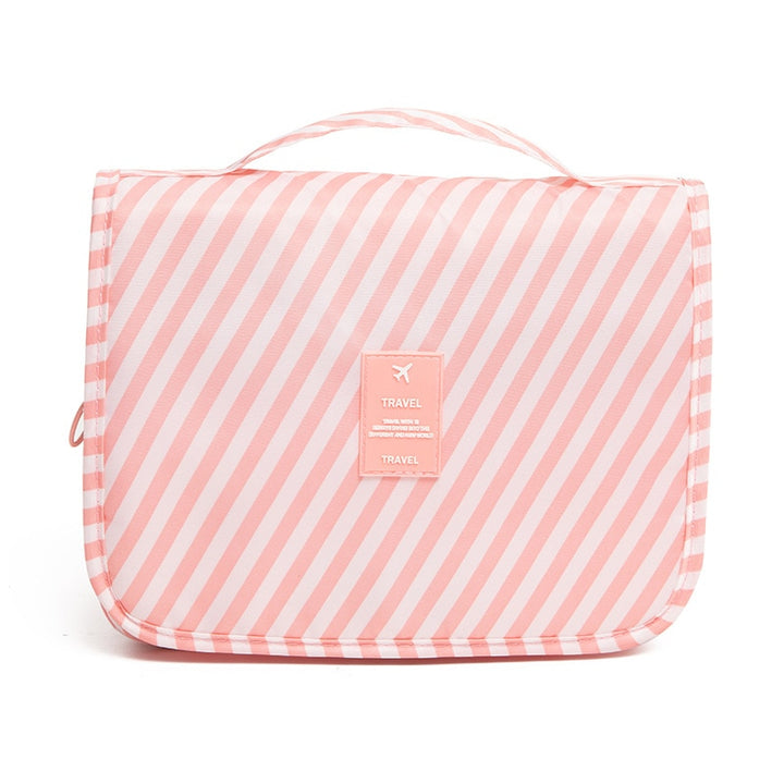 Transparent Hanging Toiletry Bag Travel Makeup Organizer Cosmetic Storage Bag with Hook Waterproof Portable
