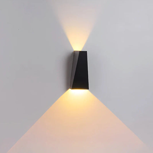 Trapezoid LED Wall Light Up Down Lighting Modern Indoor Wall Lamp