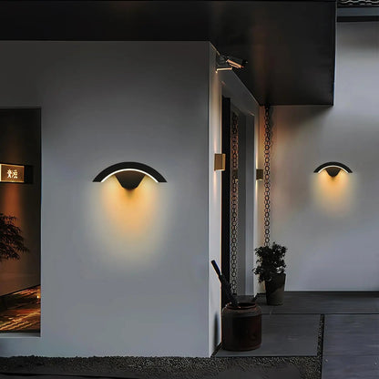 U Shaped Outdoor Wall Light Integrated LED Weatherproof Lamp