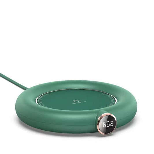USB Mug Warmer With LED Display Adjustable Temperature Coffee Cup Heater